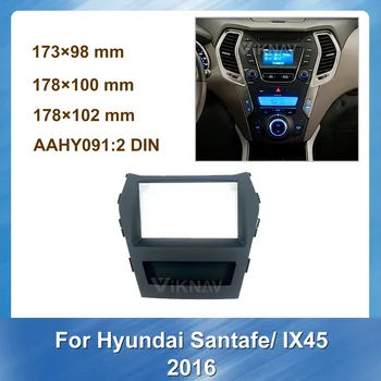 Automobilio Radijas Multimedijos fascia Hyundai Santafe IX45 2016 DVD Stereo Rėmo Skydo Plokštės Montavimas Brūkšnys Montavimas Bezel COLIŲ