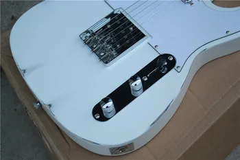 2021 naujas custom elektrinė gitara gamyklos, retro balta, klevo fingerboard, gali būti masiškai pritaikyti