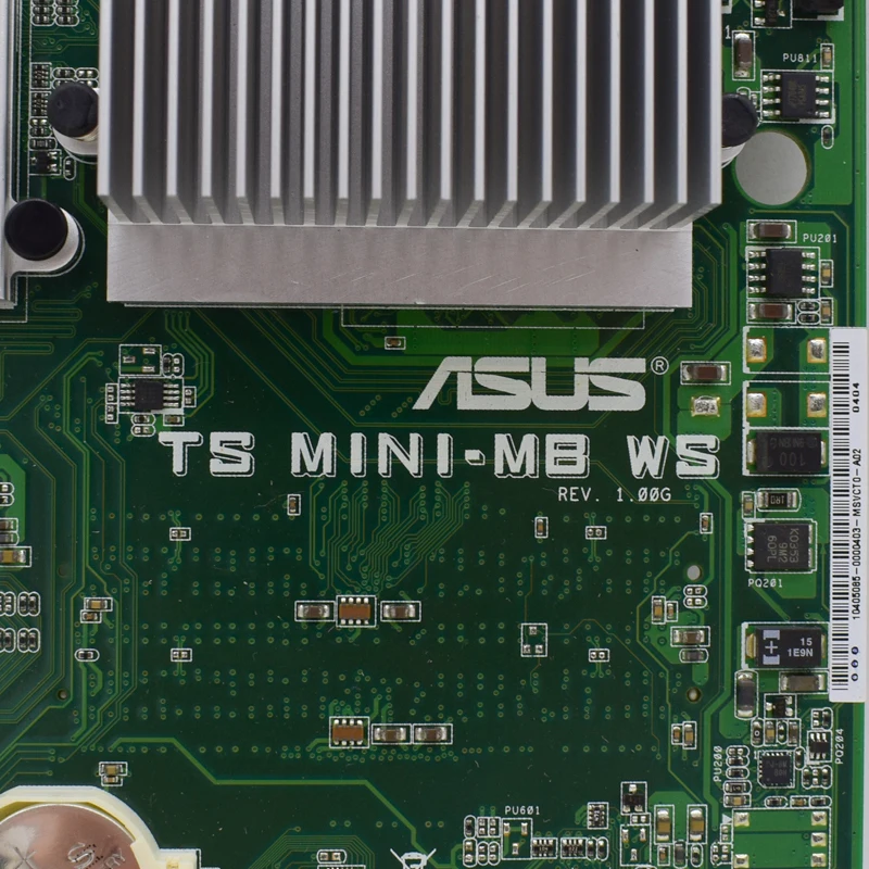 ASUS TS MINI-MB WS USB2.0 Darbastalio Plokštė Visiškai Išbandyta Nuotrauka 2