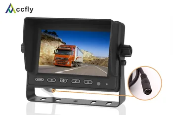 Accfly TFT LCD Automobilinis Ekranas 5 Colių Spalvotas Autobusų Sunkvežimių Excava Karavanas Galinio vaizdo Kamera su Nuotolinio Valdymo