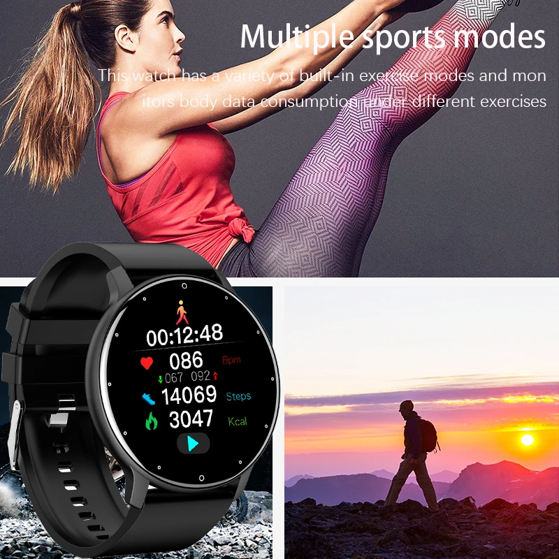 2022 Naujas 5Gen Smart Watch Vyrai Visiškai Jutiklinį Ekraną Sporto Fitneso Žiūrėti IP67 atsparus Vandeniui Bluetooth 