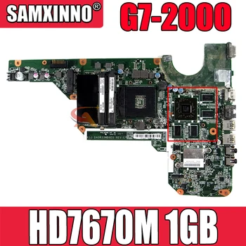 Originalus HP G4, G6, G7-2000 Nešiojamas Plokštė 680569-501 680569-001 DA0R33MB6F1 HM76 PGA989 DDR3 HD7670M 1GB Testuotas