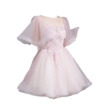 Realių drugelis rankovės alice/pasakos fancy dress trumpas kamuolys suknelė/trumpas lolita dress