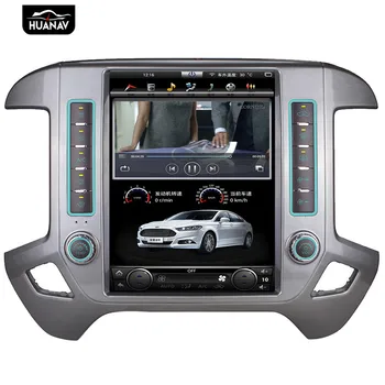 Android 8.1 Tesla stiliaus Automobilio DVD Grotuvas GPS Navigacija Chevrolet Silverado Už GMC Sierra m+radijo grotuvas stereo daugiaformačių