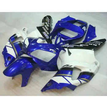 MOTOMARTS 7gifts ABS plastiko motociklo įpurškimo pelėsių purvasargiai komplektas YAMAHA 1998 1999 YZF R1 98 99 mėlyna balta lauktuvės dalys