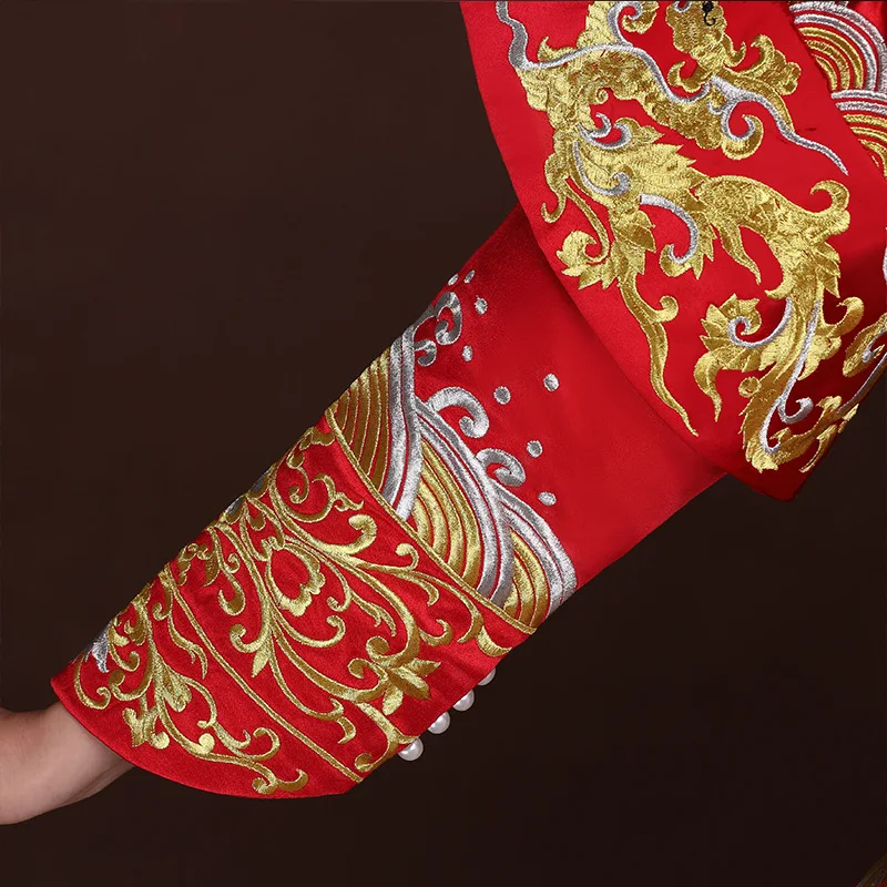 Moterų Tradicinės Kinų Vestuvių Suknelė 2018 Nauja Raudona Cheongsam Suknelė Vintage Qipao Vestido Kinijos Suknelės Chalatai Rytų Didmeninės Nuotrauka 4
