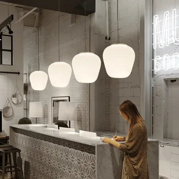 Modernus Dekoro LED Sieniniai šviestuvai baltumo Stiklas Vijos Virtuvės Kabinti Lempas Luminaria Valgomasis Gyvenamasis Kambarys Namo Šviesos Armatūra