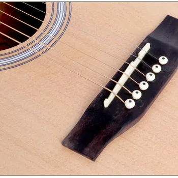 Eglė Gitara Akustine Elektros Plieno-String Flattop 41 Cm, D-Kūno Guitarra 6 Stygos Folk Pop Cutaway Medienos Spalva Gitaros