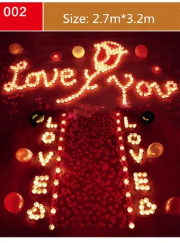 Kūrybingi Gimtadienio vakarėlis, Žvakių Kelio Vadovas Modeliavimas pakilo balionas žiedlapių Romantišką Santuokos 