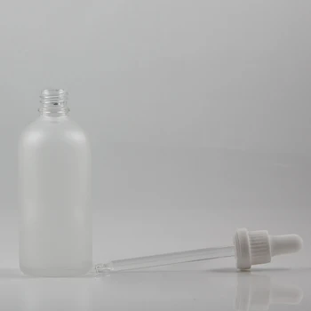 Apvalios formos odos priežiūros 100ml stiklo kosmetikos serumas užkratas butelis, didmeninė eterinio aliejaus stiklo butelis