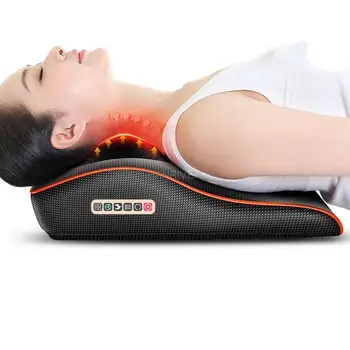 Juosmens, pečių ir kaklo massager kaklo, nugaros, kaklo, pečių masažas juosmens pagalvės, daugiafunkcinis automobilis namuose kūno pagalvė