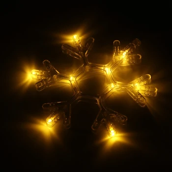Kalėdų Varpas Sniego Star Šviesos Šventė Langų Dekoro LED Gyvis dega Šalies Namų Dekoro Bell Baterija