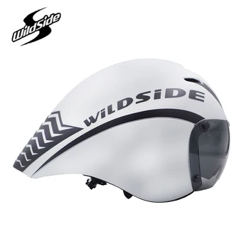 Wildside 2020 naujas, važinėjimas dviračiu šalmą, kelių dviračių šalmas lenktynių magnetinio šalmo dviračiu triatlonas tyrimo akiniai TT dviračio šalmas